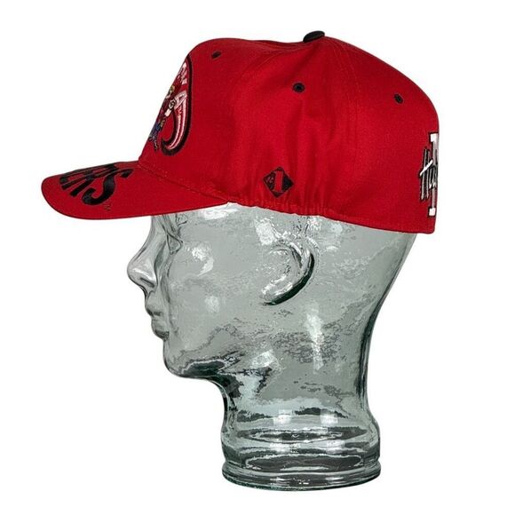 1 Apparel Mens Red Nebraska Huskers Football Trucker Hat Size Small - Picture 5 of 6